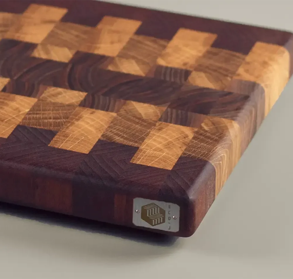 tabla de cortar end grain calida