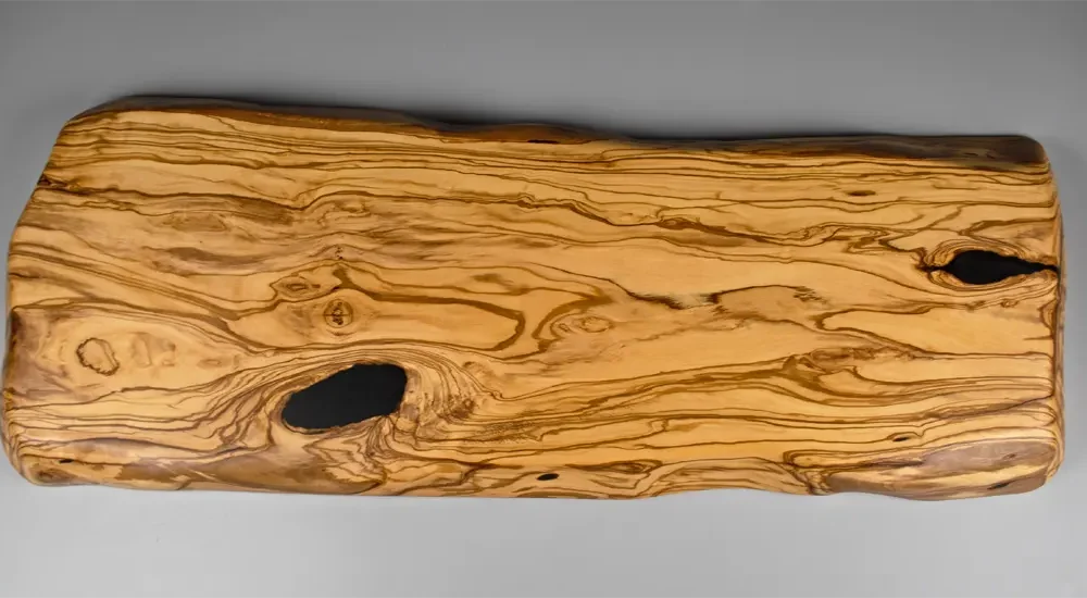 vista aerea de tabla de olivo grande