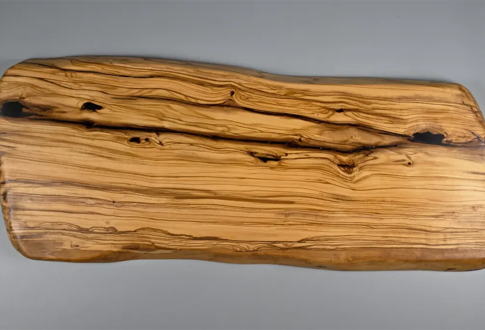 tabla de cortar de madera de olivo