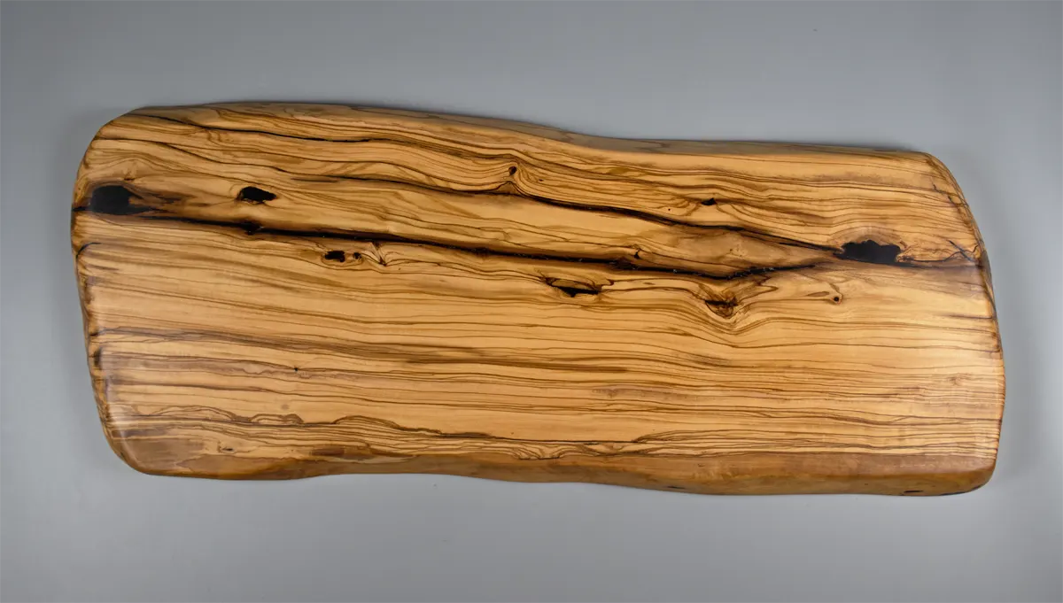 tabla de cortar de madera de olivo